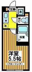 京王線 初台駅 徒歩5分の賃貸マンション 3階1Kの間取り