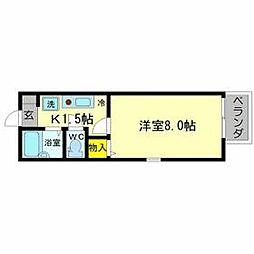 ハイツサン幸I 1階