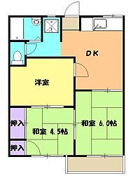 間取図画像 3DK