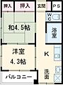新宿マンション3階4.8万円