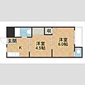 宮井マンション3階4.5万円