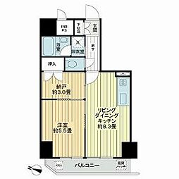 ライオンズマンション鶯谷第3 5階1SLDKの間取り