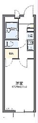 レオパレスｓｋｙ 1階1Kの間取り