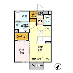 間取図画像 1LDK