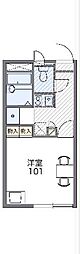 間取図画像 1K
