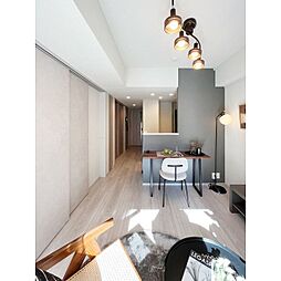 JR山手線 池袋駅 徒歩8分の賃貸マンション 3階2LDKのリビング/ダイニング