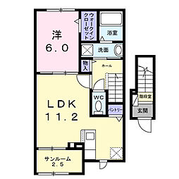 間取図画像 1LDK