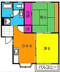 ホームズ グリーンスクエアｆ 6戸 2dk 賃料4万円 2階 46 03 賃貸アパート住宅情報