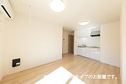 名鉄犬山線 木津用水駅 徒歩10分の賃貸アパート 1階1LDKのリビング/ダイニング