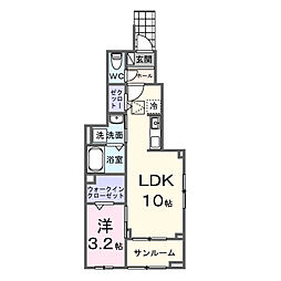 間取図画像 1LDK