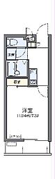 LEONEXTうむさの森 1Kの間取図画像