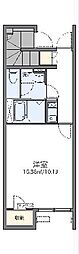 レオネクスト内塩田 1階1Kの間取り