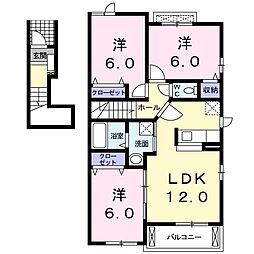 間取図画像 3LDK