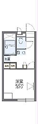レオパレスコンフォート 1Kの間取図画像