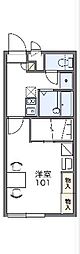 レオパレス小林 1階1Kの間取り