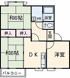 間取図画像 3DK