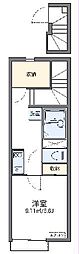 レオネクストアルデンテ本町 1Kの間取図画像