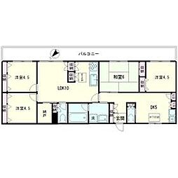 東京メトロ丸ノ内線 南阿佐ケ谷駅 徒歩5分の賃貸アパート 1階5LDKの間取り