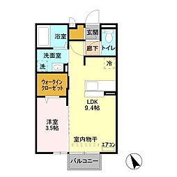 間取図画像 1LDK