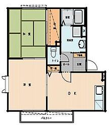 間取図画像 2DK