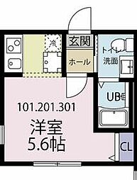 間取図画像 ワンルーム