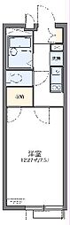フォーティーン扇 1Kの間取図画像