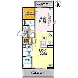 間取図画像 1LDK