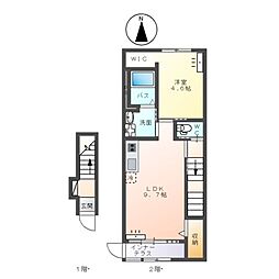 間取図画像 1LDK