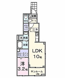 間取図画像 1LDK