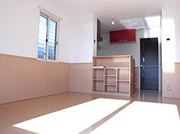 湘南新宿ライン高海 本庄駅 バス5分 南本町（はにぽんシャトル）下車 徒歩10分の賃貸アパート 1階ワンルームのリビング/ダイニング