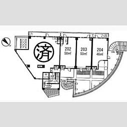 京急本線 屏風浦駅 徒歩3分の賃貸マンション 2階ワンルームの間取り