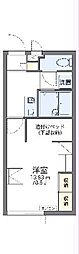 レオパレスＲｙｕ 1階1Kの間取り