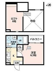 Ｓｏｌａｎａ　春日井 2階1Kの間取り