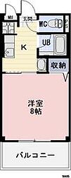 間取図画像 1K