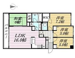 東京メトロ東西線 東陽町駅 徒歩8分の賃貸マンション 9階4LDKの間取り