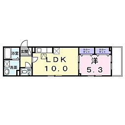 Ｃａｓａ南千住 1階1LDKの間取り