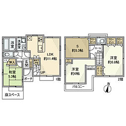 恩多町戸建 1階3SLDKの間取り