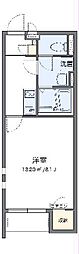 レオパレスクレイノグリーンハウス 1Kの間取図画像