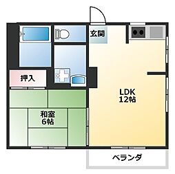 間取図画像 1LDK