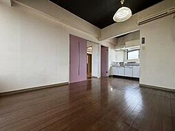 JR南武線 武蔵新城駅 徒歩16分の賃貸マンション 5階2DKのリビング/ダイニング