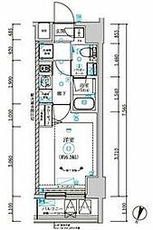 ＲＥＬＵＸＩＡ横濱元町 5階1Kの間取り