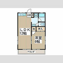 間取図画像 1LDK