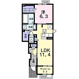 間取図画像 1LDK