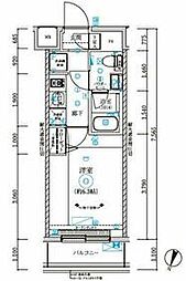 ＲＥＬＵＸＩＡ横濱元町 5階1Kの間取り
