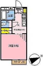 間取図画像 1K