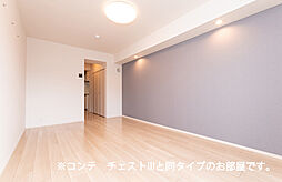 エスポワール 203 2階1Kのリビング/ダイニング