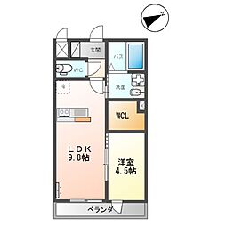 間取図画像 1LDK