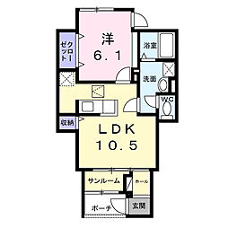 間取図画像 1LDK