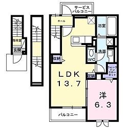 間取図画像 1LDK