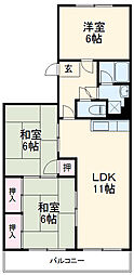 間取図画像 3LDK